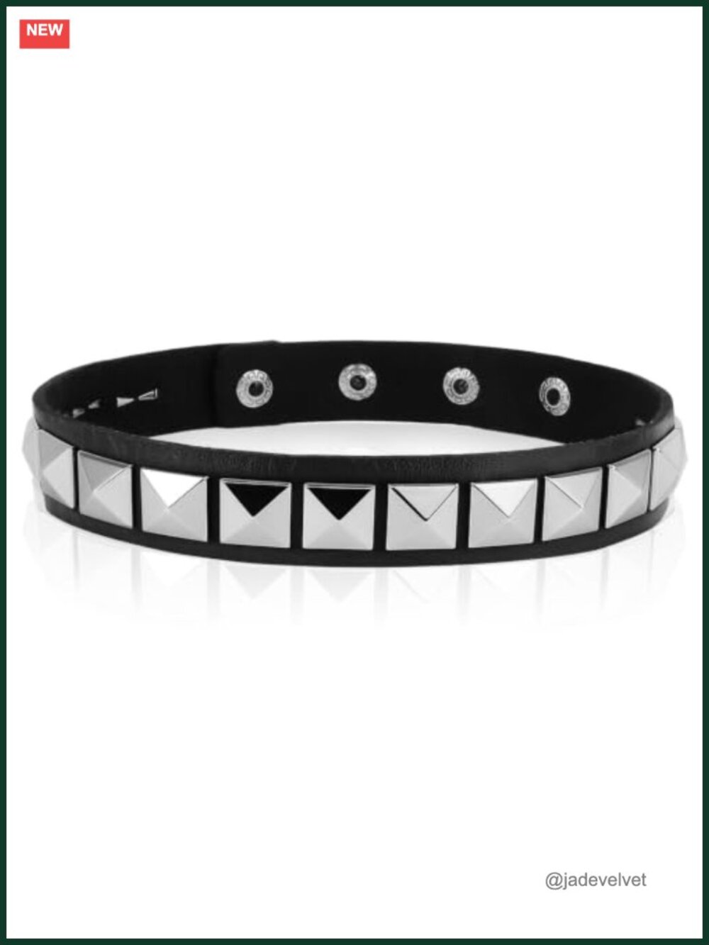 PU Leather Alloy Punk Choker Necklace Adjustable Gothic Rock Concert Jewelry